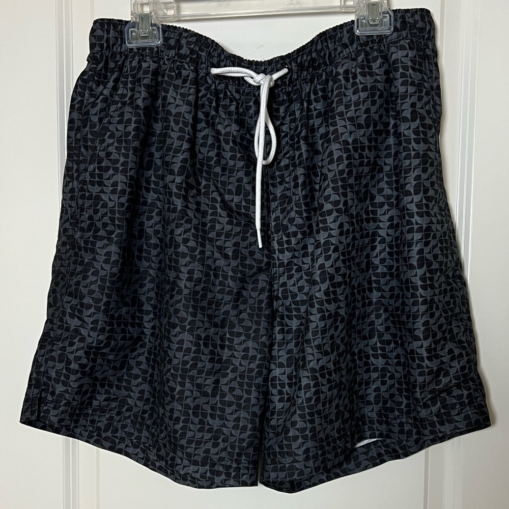Speedo Men’s Black Grey Geometric Patterned Swim Shorts XL - Picture 8 of 8